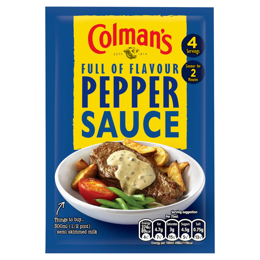 Colmans Pepper Sauce Mix 40g Cannich Stores