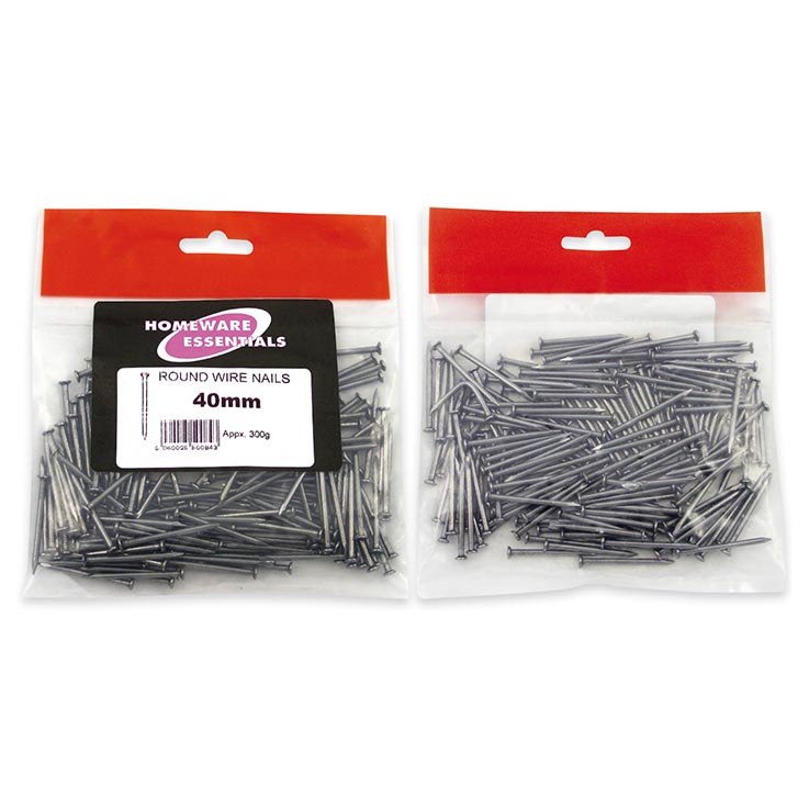 Homeware Essentials Round Wire Nails 40mm - Cannich Stores